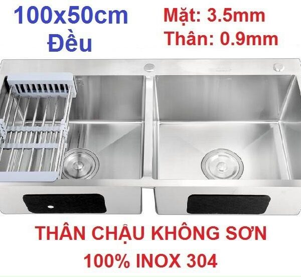 Chậu rửa chén 2 hộc HL 1050S